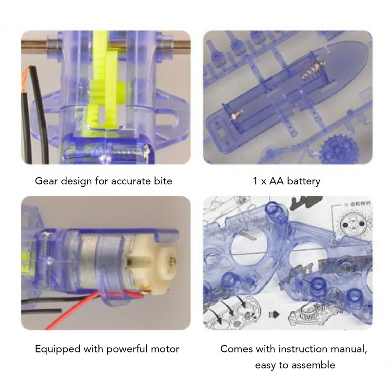 Spider DIY Building Toy Electric Plastic Spider Science Explorer Toy
