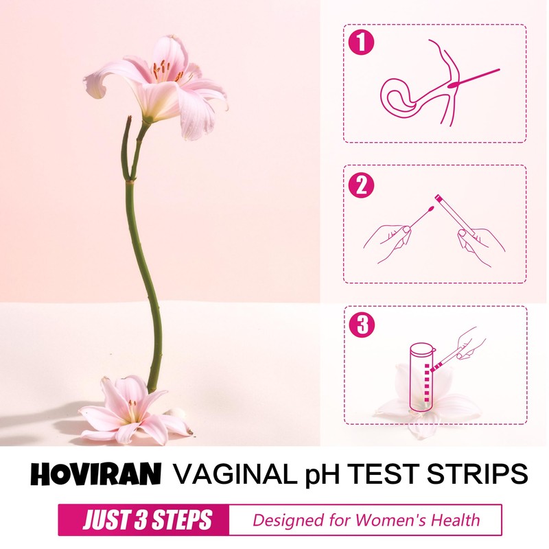 Vaginal pH Balance Test Strips, 50 Feminine pH Test Kit