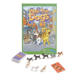 SimplyFun Walk The Dogs Math Game - One of The Most Fun Games for Kids Ages 8 and Up - Play to Practice Counting & Sorting- 2 to 5 Players