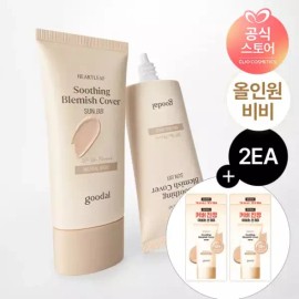 Goodal [26NEW/2EA]구달 어성초블레미쉬커버 올인원선비비뉴트럴베이지50ml+(증정)어성초선비비샤셰x4개 [26NEW/2EA] Gudal Mugwort Blemish Cover All-in-One Sun BB Neutral Beige 50ml + (Gift) Mugwort Sun BB Sachets x 4 [FREE]