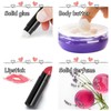 Empty Lipstick Sleeves, Reusable Empty Plastic Lip Balm, Refillable Lip