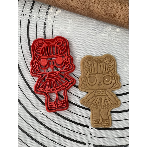 L.O.L Surprise Doll Cookie Cutter and Mold LOL 5-Inch-Scale Produced