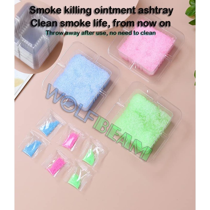 Wolfbeam Disposable Ashtray Portable Creative Smoke Sand Ashtray Lazy People