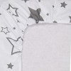 Amilian Fitted Sheet for Cot Bed, 60 x 120 cm,