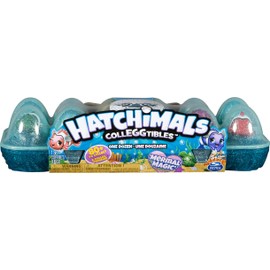 Hatchimals CollEGGtibles, Mermal Magic 12 Pack Egg Carton with Season 5, for Kids Aged 5 and Up (Styles May Vary)