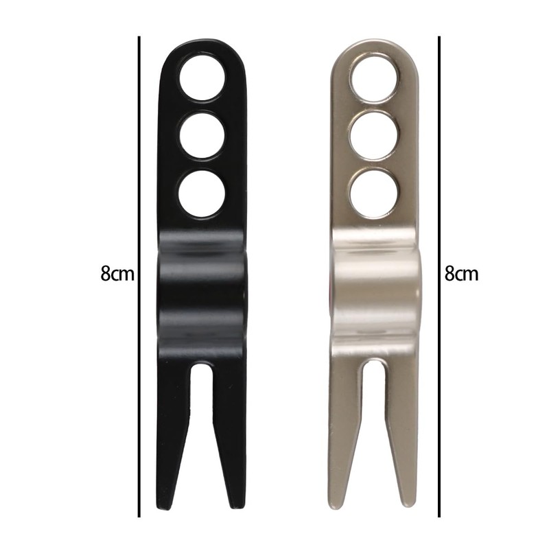 Alnicov 2-Piece Golf Ball Forks Pivot Turf Repair Tool Essential