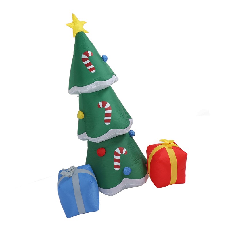 Christmas Tree Inflatables Outdoor Decoration with LED Lights Blow Up