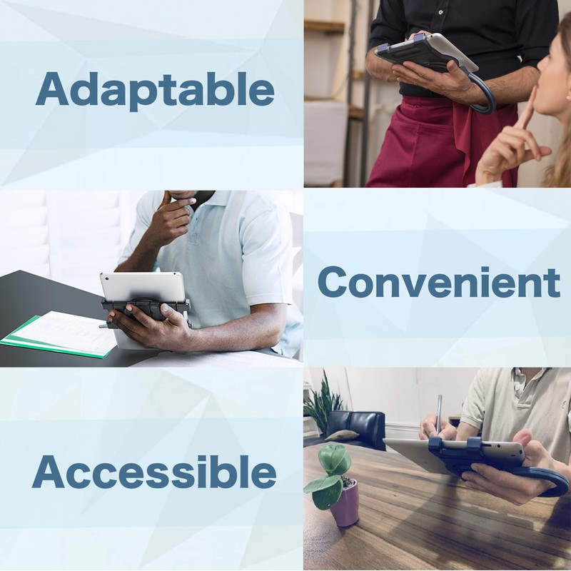 MAX SMART 【Upgrade】 Tablet Hand Grip Holder & Stand for