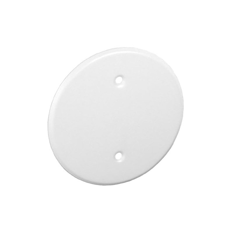 Garvin Industries White Ceiling Blank-Up Covers 5 Inch Diameter 1/4