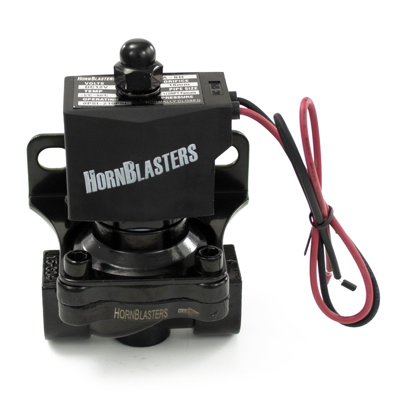 HornBlasters 1/2" 12v Stainless Steel Electric Air Valve