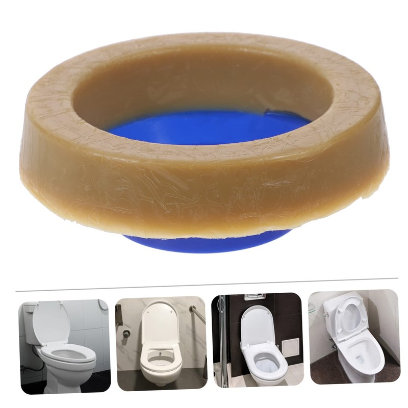 WOONEKY Bathroom Toilet Bowl Gasket Rubber Sealing Ring Leakproof Toilet
