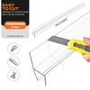 2PCS 78" Shower Door Side Seal Strip for 3/8" (10mm)