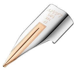 Lamy Z 58 Nib 888-14 Carat Gold Nib Bicolour (Silver Rose Gold) - Partially Palladium Plated - Suitable for Dialog CC Fountain Pen - Nib Size EF