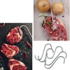Butcher Hooks, 12 Pieces, S Hooks, Stainless Steel Smoking Hanging