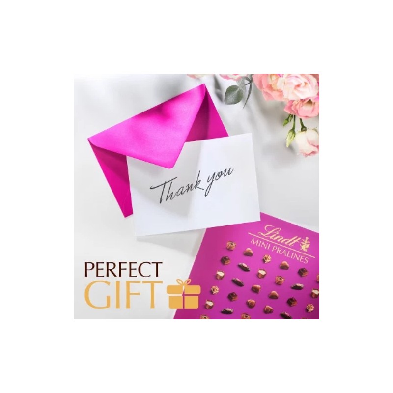 Lindt Mini Pralines Assorted Chocolate Candy Gift Box - 36ct/6.2oz