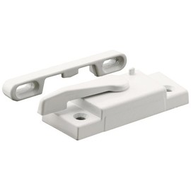 Prime-Line F 2626 Window Sash Lock with Keeper, Right Hand, White, Better Bilt