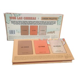 Cheek Palette / Viva Las Cheekas / Rubor E Iluminador Nude/bright/glitter