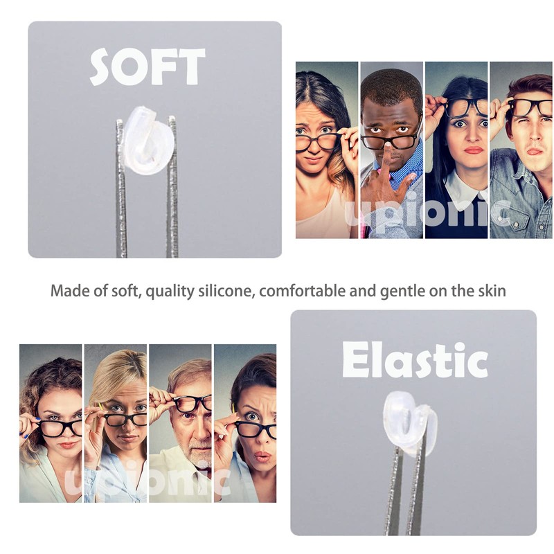 Eyeglass Nose Pads,Silicone Nose Pads for Glasses,Anti-Slip Soft Nose Pads