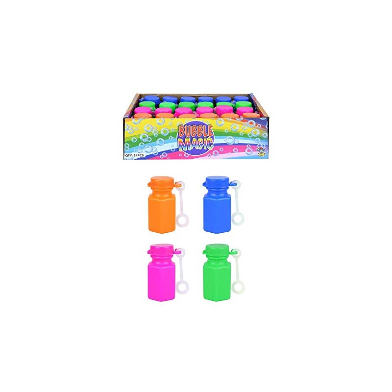 Assorted Magic Bubble Tubes With Wands - Pack of 24