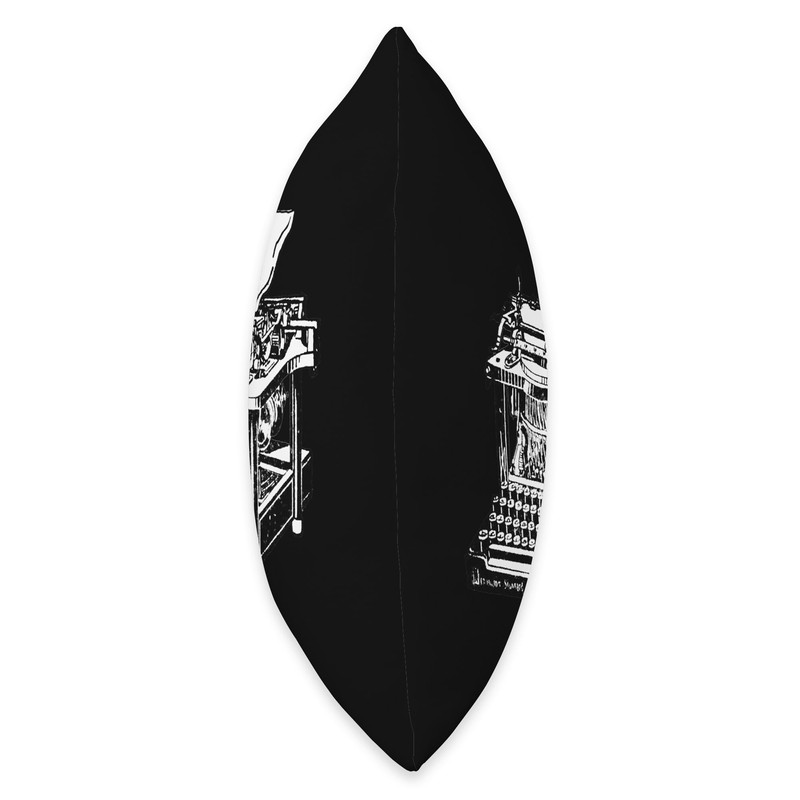 LETTER G Old Typewriter Initial G Throw Pillow