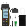 SURLABA Digital Manometer, Differential Dual Port Pressure Gauge, Professional Gas