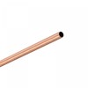 sourcing map 4 x Copper Round Pipe 4.5 mm OD