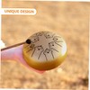 Kisangel 1 Set Portable Steel Tongue Drum for Beginners Ethereal