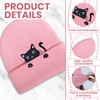 Cat Beanie for Women, Winter Crochet Cat Hat, Warm and