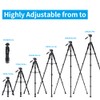 74’’ Camera Tripod,Heavy Duty Camera Stand Tripod,Cell Phone Tripod with