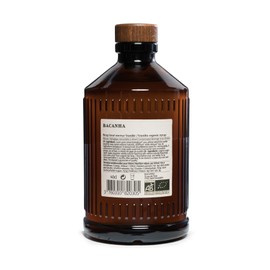 BACANHA - Organic and Raw Syrup - Vanilla Syrup - For Coffee, Cappuccino, Tea and Cocktail - 400 ml