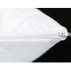 EcoLinen Organic Cotton Quilted Pillow Protector, Std Pair