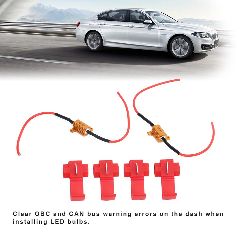 Joyzan Load Resistors,10W 39Ωohm Turn Signal LED Equalizer Kit Blink