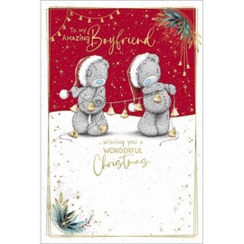 Me To You Bear Amazing Boyfriend Christmas Card