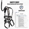 UIIHUNT Tree Stand Harness, Adjustable Hunter Safety Harness for Deer
