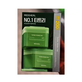 Mediheal Tea Tree Soothing Pads (100 original sheets + 100 refills) / 메디힐 티트리 진정 패드 본품100매+리필100매