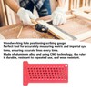 65mm Woodworking Hole Positioning Scribing Gauge Aluminum Alloy Portable Scriber