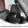 Linskip for 2024-2025 Jeep Wrangler Storage Trunk Organizer, Wheel Well
