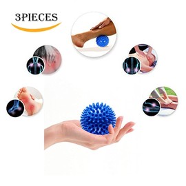 Pedimend Spiky Massage Balls (3PCS) - Deep Tissue Massage Ball - Trigger Point & Physical Therapy - Best for Plantar Fasciitis - Deep Tissue Muscle Therapy - Helps to Reduce Stress