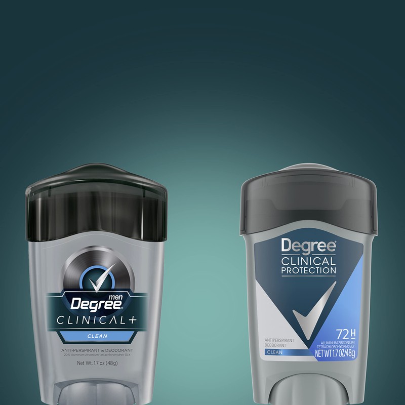 Degree Men Antiperspirant Deodorant Clean 72-Hour Sweat & Odor Protection