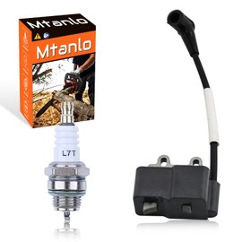 Mtanlo For Echo Blower ES250, PB250, PB252 Ignition Coil Module A411000500 with L7T/BPMR7A Spark Plug - High Voltage Package For Optimal Per For mance