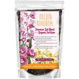 GARDENWISE Orchid Potting Mix – Orchid Bark, Sphagnum Moss, Tree Fern & Perlite for Repotting Phalaenopsis Orchids, Indoor Plants, Orchid Soil Medium – Sustrato para Orquídeas (2 Quart)