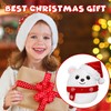 Christmas Stuffed Animal, Polar Bear with Christmas Hat Plush, Cute