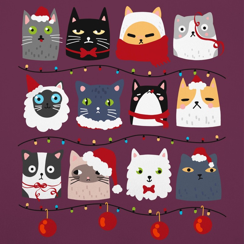 Shirtracer - Apron - Christmas Apron - Adult - Cats