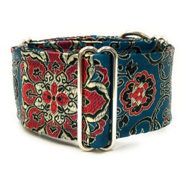 Extra Soft Martingale Dog Collar for Greyhound Saluki Whippet and Other Breeds with Similar Neck 2" Wide (11"-14")