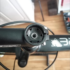 XIANGJIEU 6 Pieces Bicycle Star Nut 28.6mm Bicycle Fork Headset Star Nut Bicycle Star Nuts Alloy Steel for Front Fork MTB Road Bike and BMX Accessories