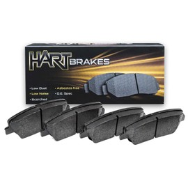 Hart Brakes Front Hart Brakes Ceramic Series Brake Pad With Rubber Steel Rubber Shims