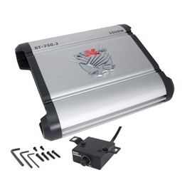 SoundXtreme ST-750.2 Two Channel Amplifier 2 Ohm Stable 1500W w/ Remote Subwoofer Level Control