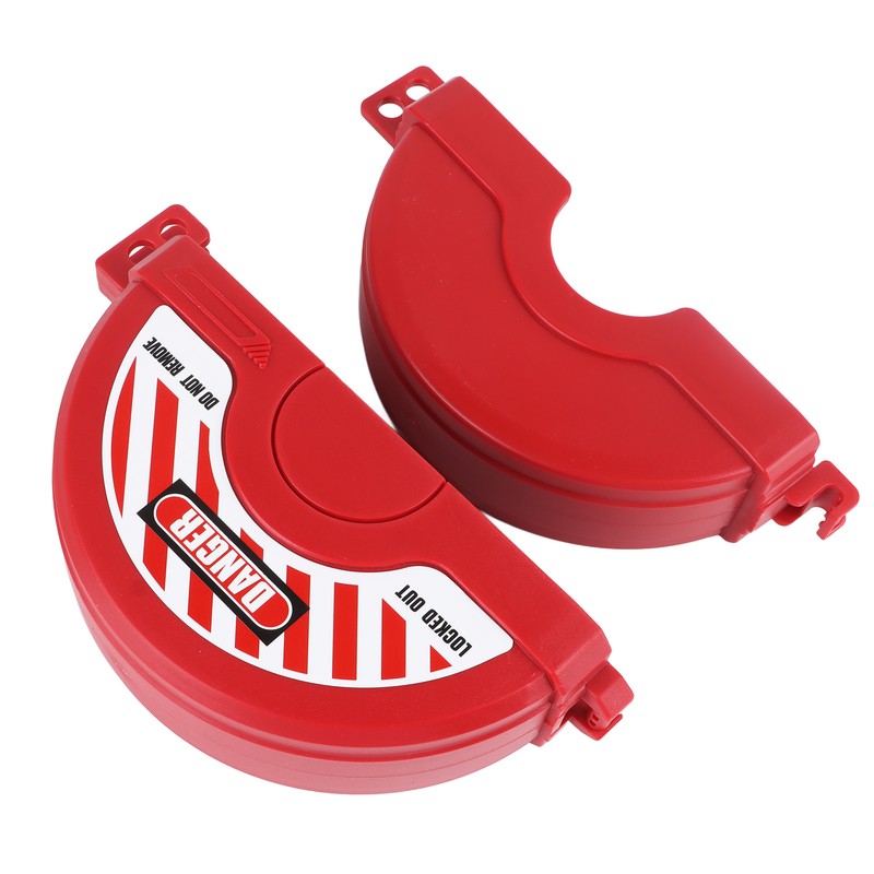 2Pcs Standard Gate Valve Lock Handwheel Fixed Engineering Plastics Lock