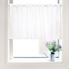 Noren Kobo 95238 Cafe Curtain, Natural, Simple, Lace, Plain, Small