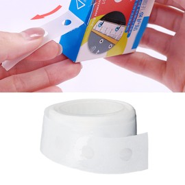 Hole Reinforcement Stickers, Hole Punch Reinforcers Stickers DIY Production PVC Waterproof Simple Operation Reinforcement Labels (Transparent)